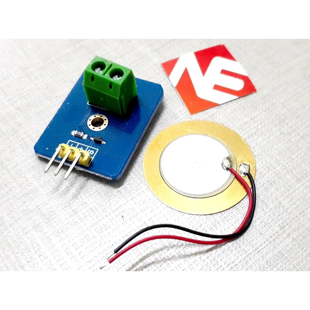 Vibration Sensor Ceramic Piezo Analog Piezoelectricity Module Arduino ...