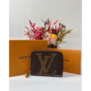 Louis Vuitton Monogram Giant Zippy Wallet Rouge Rose