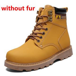 Warm leather deals boots mens