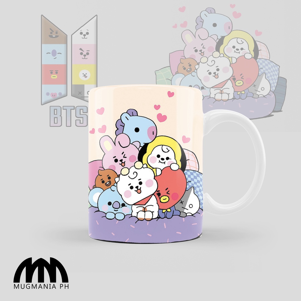 BTS x BT21 Mugs - Mugmania - BTS x BT21 Character - BT21 Character V3 ...