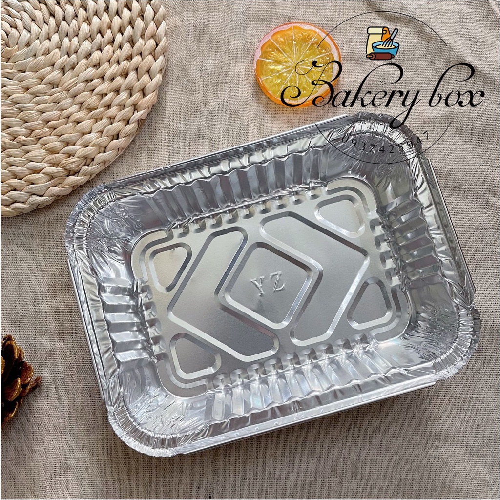 50 700ml Aluminum Boxes for Baking Sponge Cakes - Oven-Baked Spaghetti ...