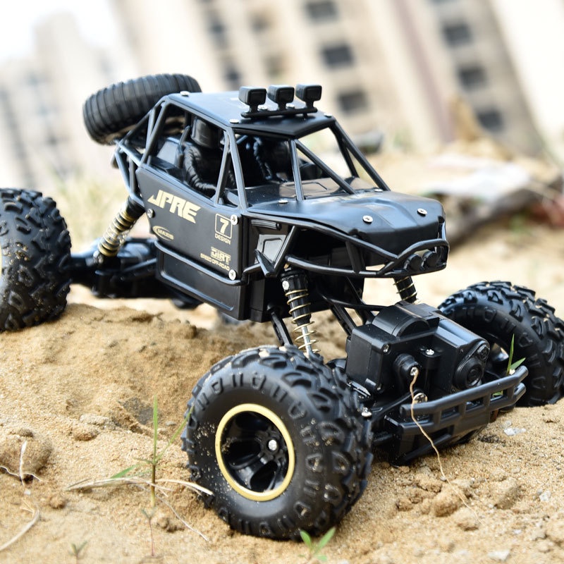 RC Drift Monster Truck Remote Control Toy Rock Crawler Rechargeable 4WD ...