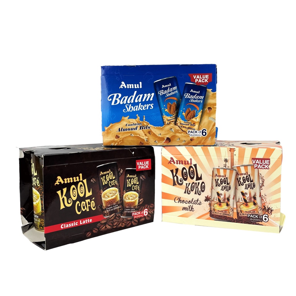 Amul Kool Milk Beverage 6-Pack | Shopee Singapore