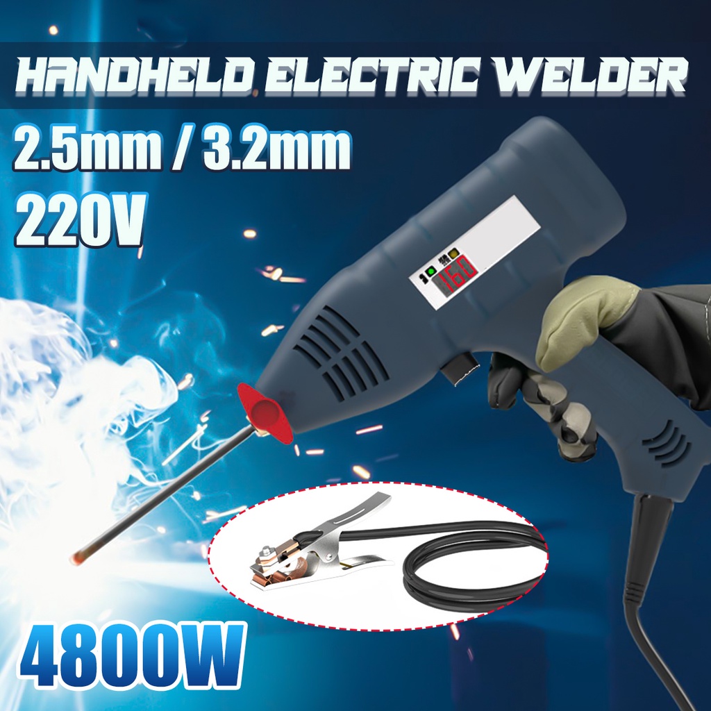 220V 4800W Handheld Welder Portable Electric Arc Welding Machine