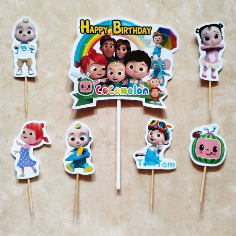 Topper toper decoration skewer cake rice cake tumpeng pudding birthday ...