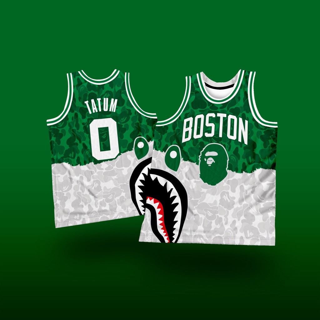 Bape cheap celtics jersey