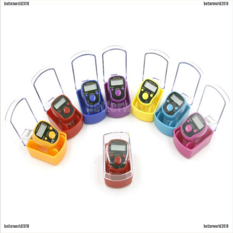 [BetterWorld] 5 digits LED Tally Counter Finger Ring Hand Tally Counter Digital Timers