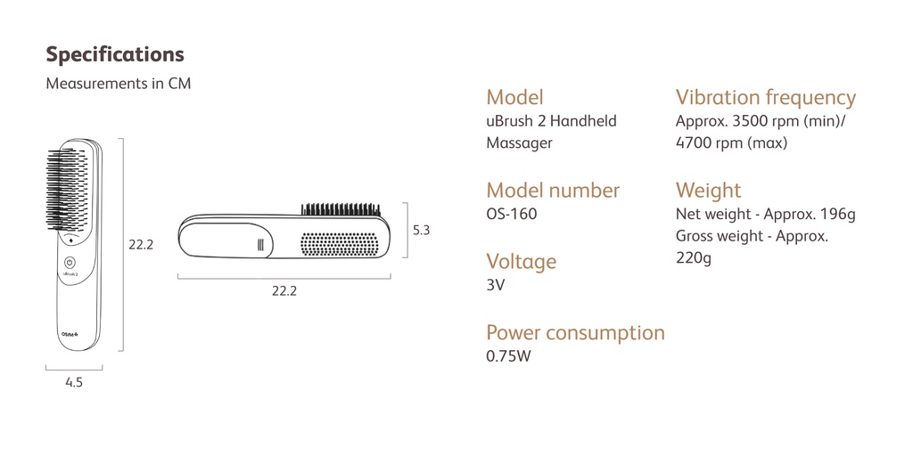 Osim best sale ubrush 2