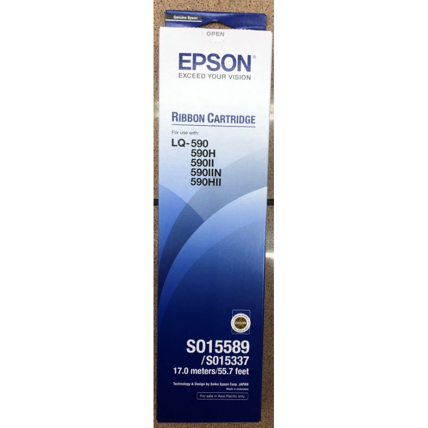 EPSON RIBBON CARTRIDGE S015589/S015337 LQ590 Shopee Singapore