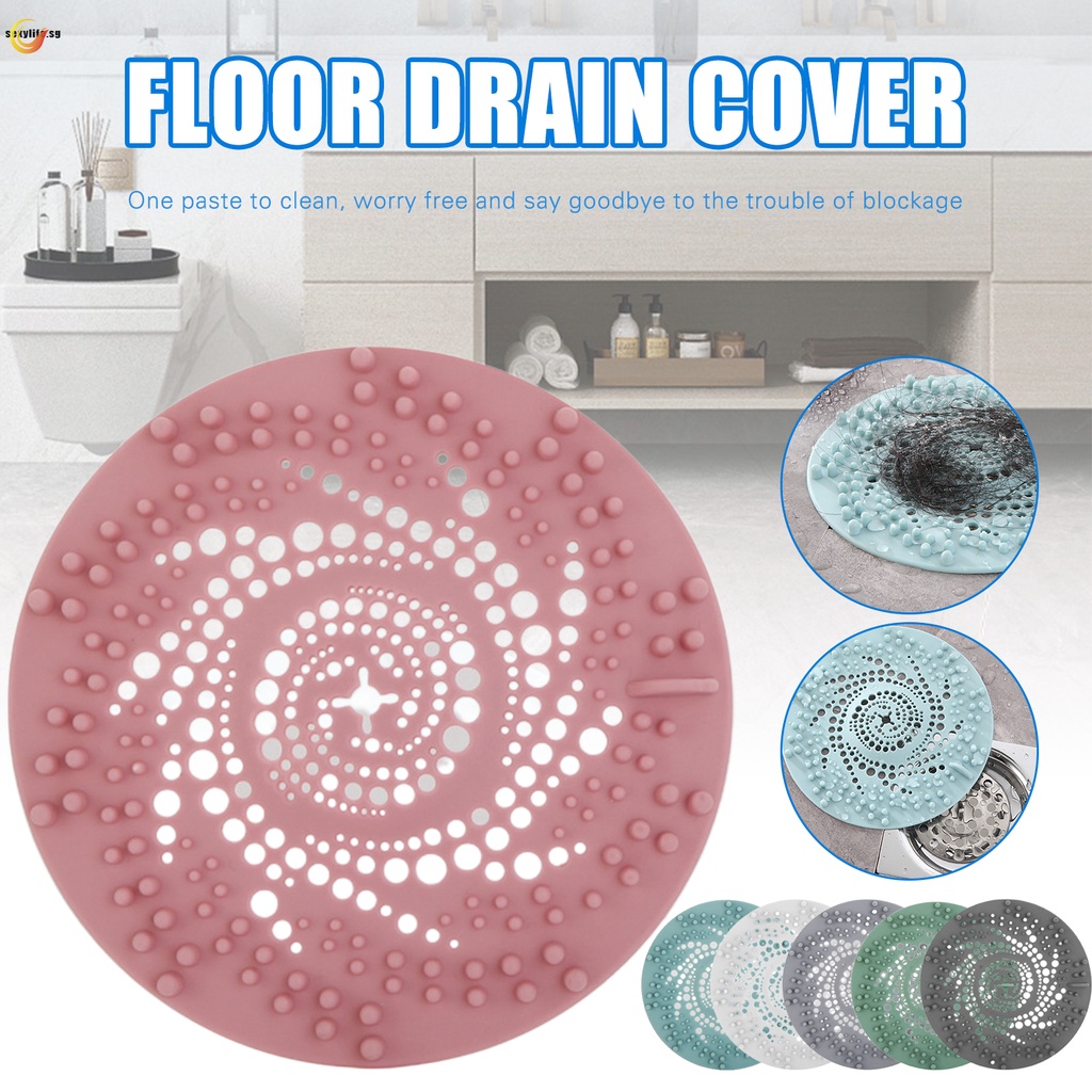 Bathroom Shower Drain Covers Hair Catcher Drain Cover Silicone Drain