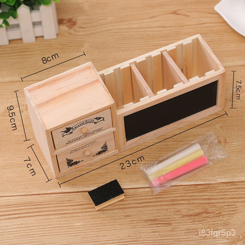 Small Weekend Korean Stationery MultiFunctional Creative Wooden