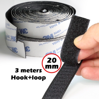 Self Adhesive Velcro Tape Hook and Loop Tape Fastener Home Decoration 3M Tape  Velcro Strap