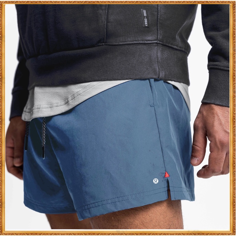 Lululemon Men's  shorts fitness GYM sports shorts single layer leisure basketball five-point pants DK59