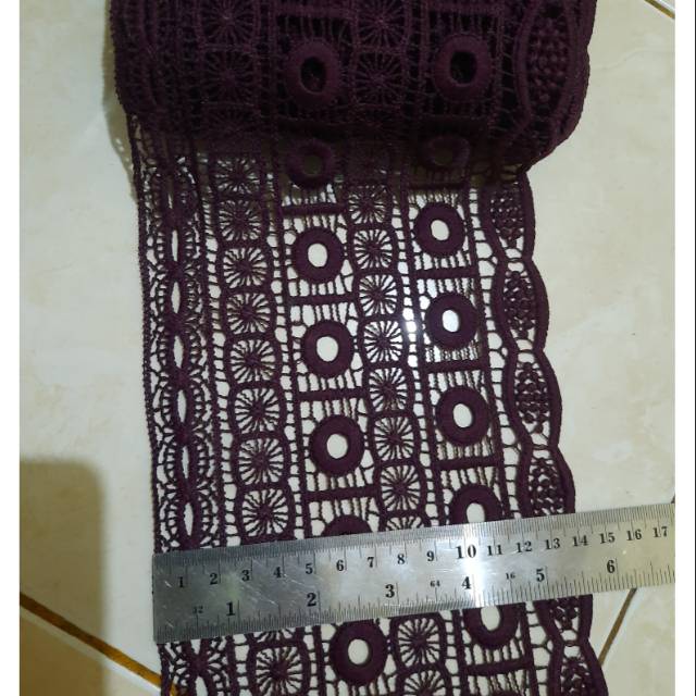 Knitted Lace/Embroidered Ribbon Width (per meter) | Shopee Singapore