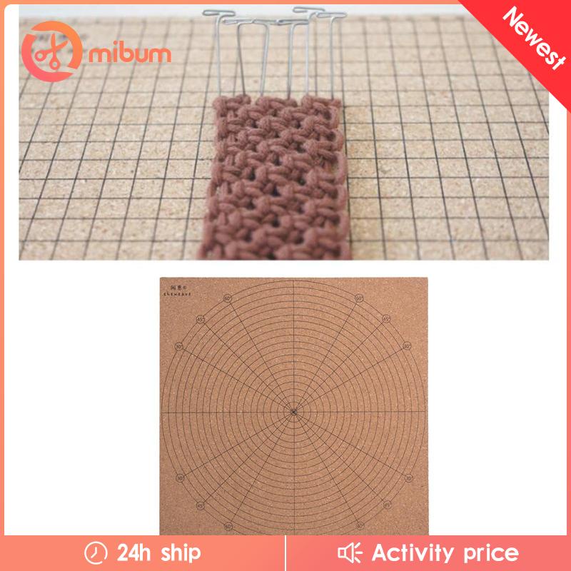 Premium Blocking Boards for Knitting with Grids Handcrafted Wood Crochet Macrame Board