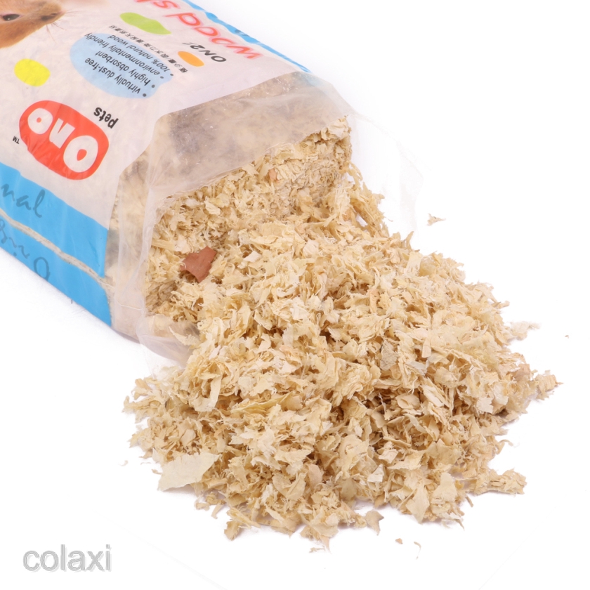 500g/pack Soft Comfortable Easy Absorbent Wood Shavings Sawdust Animals