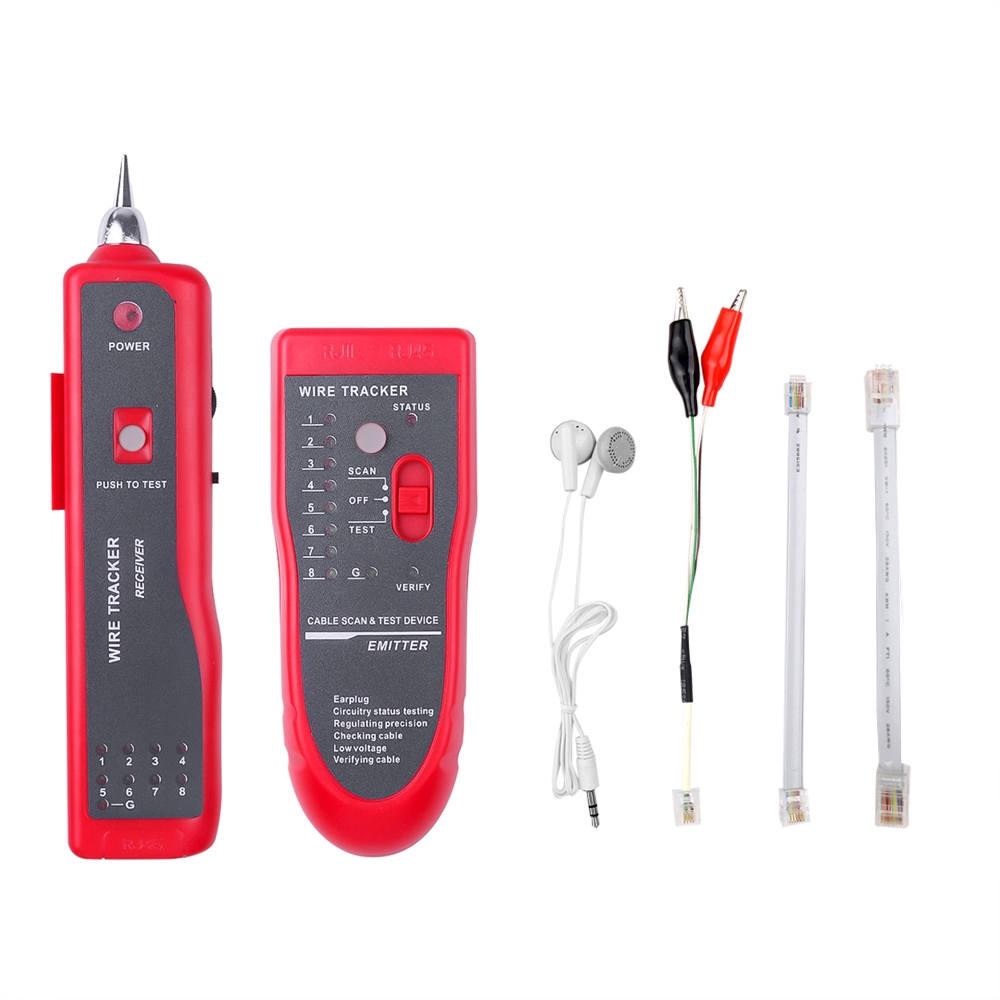 RJ11 RJ45 Cat5 Cat6 Network Tester Ethernet LAN Network Analyzer ...
