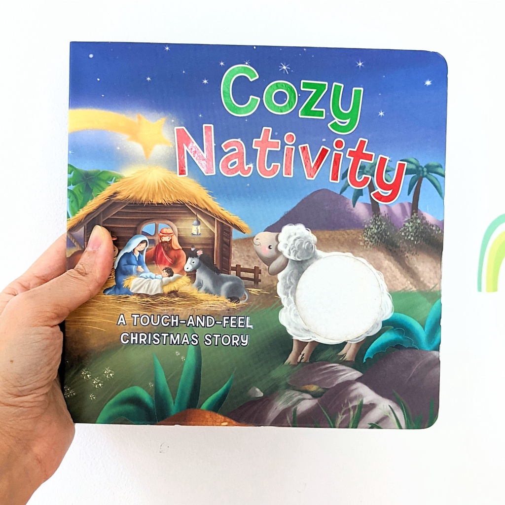 Cozy Nativity Touch and Feel Board Book Bible Storybook