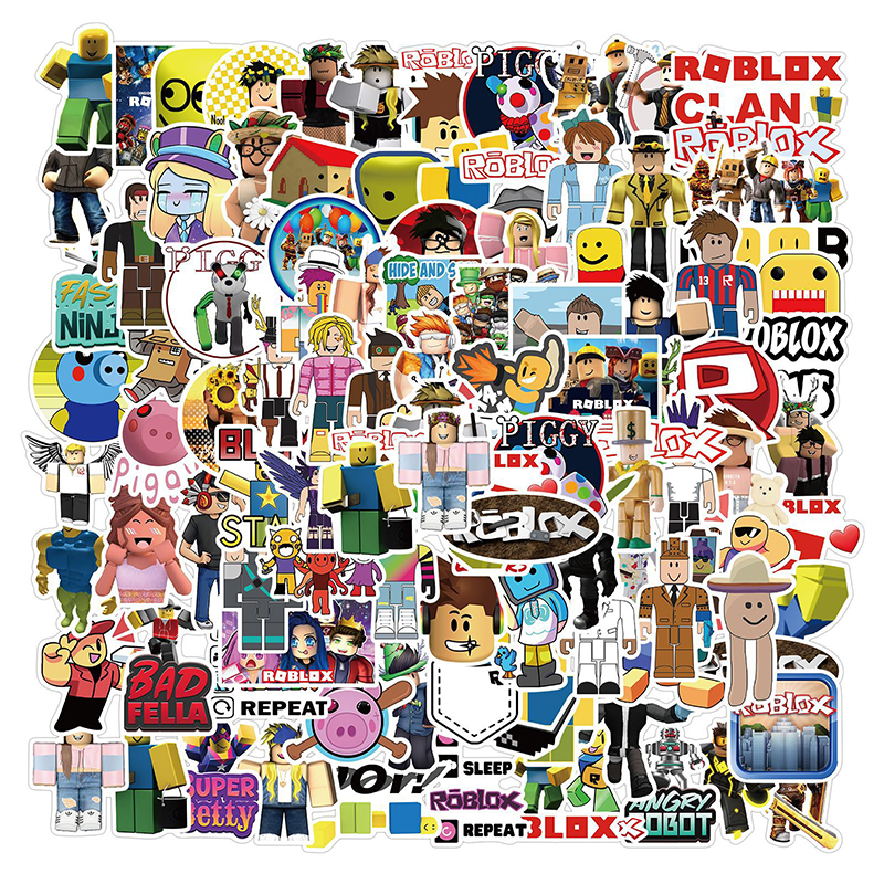 100pcs Blox Stickers Matte Waterproof Stickers Game Decals for Laptop ...