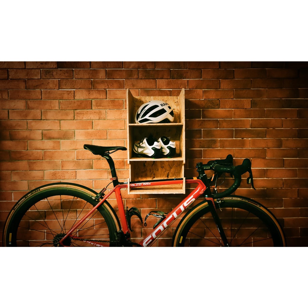 Wooden Bike Rack Wall Mount Bicycle rack Material: OSB 9mm / Plywood ...