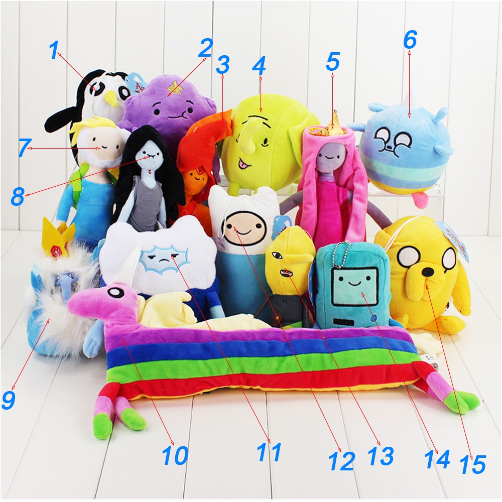 14 28cm Adventure Time with Finn and Jake Plush Toy Jake Penguin Gunter Finn Beemo BMO Soft Stuffed Animal Dolls Party Supplies Shopee Singapore