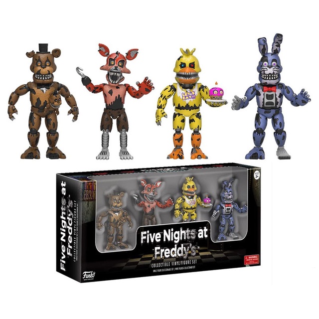 4pcs / set Five Night At Freddy's FNAF Action Figures Toys Foxy