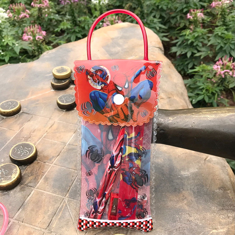 Spiderman Cartoons Stationary 6 in 1 Pencil set Children's Children Day ...