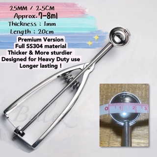 Mini Ice cream cookie scoop small size 2.5cm / 1 inch for baking [SG Ready  Stocks]