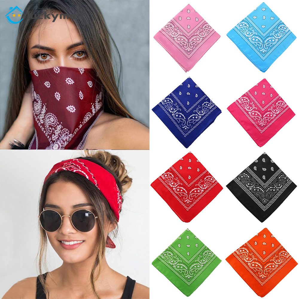 4-Pack Halloween Bandanas - Cotton 22x22 Inch, Skulls, Bats & Paisley - Scarf, Mask Or Wristband 2 thumbnail image