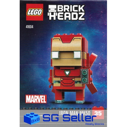 Lego brickheadz cheap iron man mk50