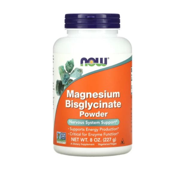 NOW Foods, Magnesium Bisglycinate Powder, 8 oz (227 g) | Shopee Singapore