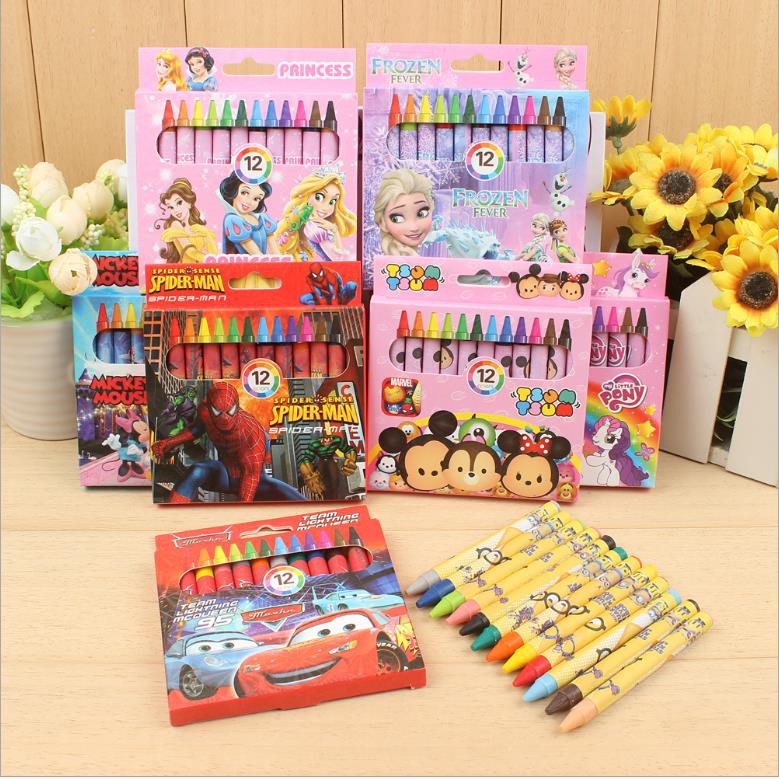 School Kids Goodie Bag * Birthday gift* 12 Colors Children's Crayon Safe Nontoxic Graffiti Crayon