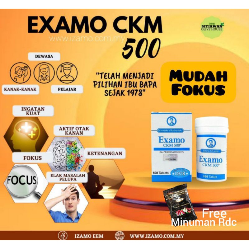 EXAMO CKM 500 MINDA SIHAT | Shopee Singapore