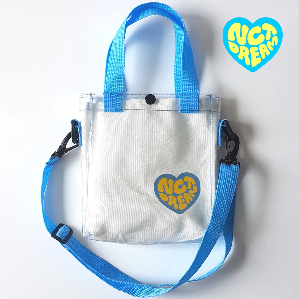 Nct DREAM SLING BAG Mica Canvas Long And Short Strap Korean BAG/KPOP