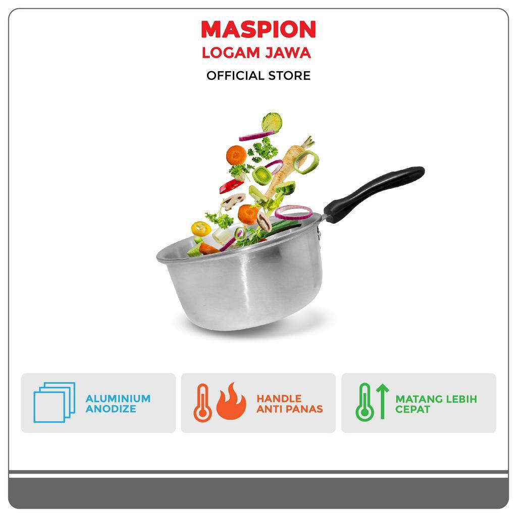 Maspion Mikado Saucepan Alumunium Panci Ramey Kilap 16 cm