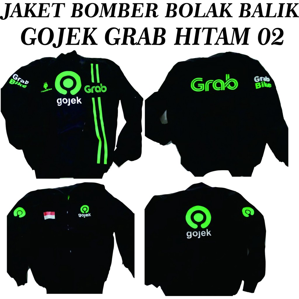 Costume Bomber Jacket Ojol Gojekk B02 Black New Logo Bb02 Cheap