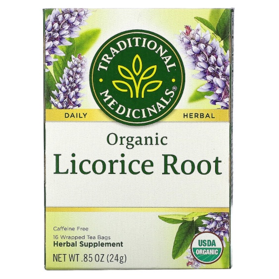 Traditional Medicinals, Organic Licorice Root, Caffeine Free, 16