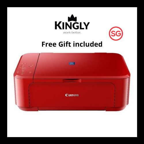 Canon E560R Wireless All-In-One Printer (Red) | Shopee Singapore