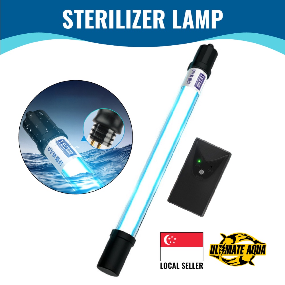 YEE Submersible UV Light For Aquarium, Double Aquarium UV Lights For Stronger Algae Remove