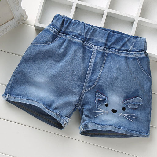 Childrens hot sale denim shorts