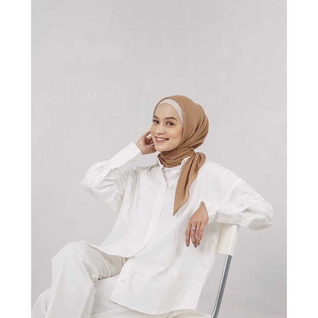 Disa Hijab - SEGIEMPAT PARIS PREMIUM SQUARE HIJAB ANTI LETOY COTTON VOAL 50 VARIAN