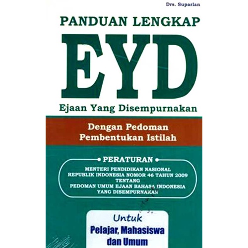 Eyd Complete Guide with Term Forming Guidelines for | Shopee Singapore