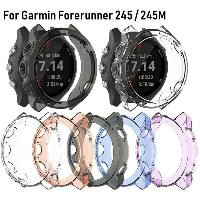 TPU Protector Cover Case Casing Garmin Forerunner FR 55 245 Music Golf S62 Colors Shopee Singapore