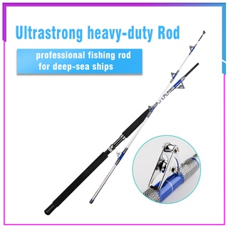 1.98M/2.1M50lb Heavy Rod profession Deep Sea Boat Fishing Rod Slow Jigging  Fishing Rod Saltwater Rod Spinning Rod trolling Rod