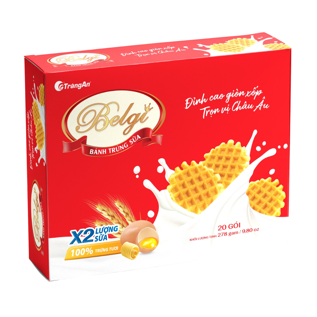 Belgi Egg & Milk Waffle Box 278g Shopee Singapore