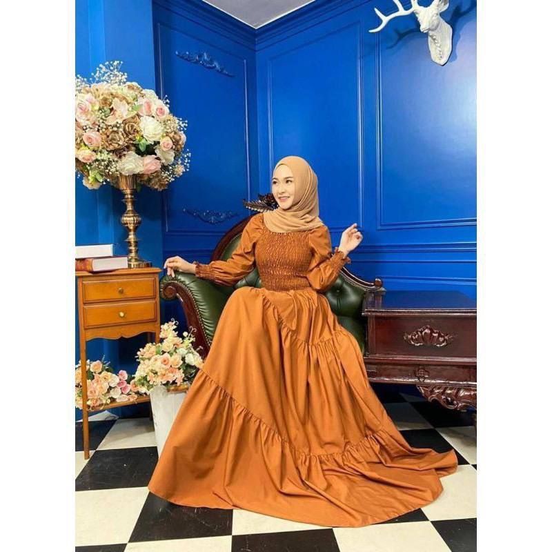 CB Shopreadystok DRESS PRINCESS MUSLIMAH FASHION CANTIK RAYA Shopee Singapore