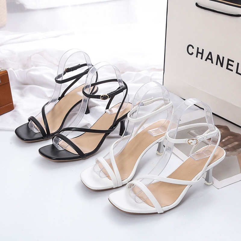 White shoes hot sale ankle strap