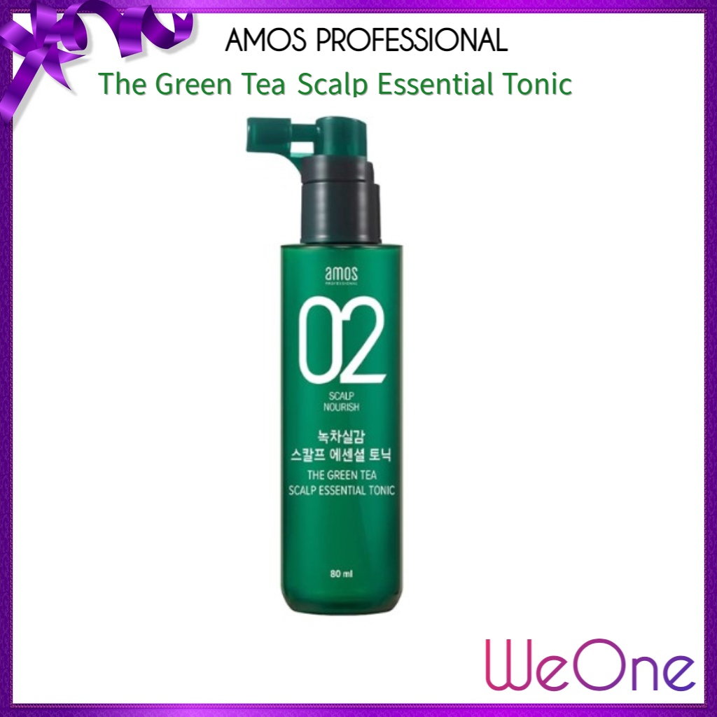 AMOS PROFESSIONAL The Green Tea Scalp Essential Tonic 80mL AntiHair