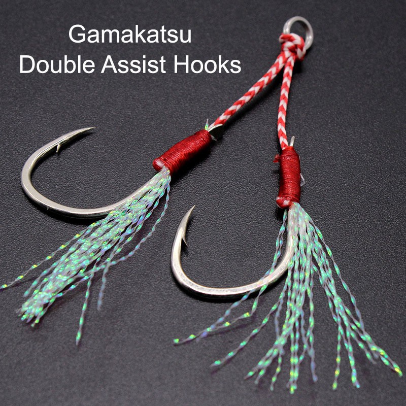 Anh Gamakatsu Assist Hook Double Hook for Mirco Jig Light Jigs Jigging  Fishing