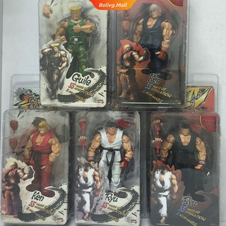 Bandai Streetighter 4 Ryu Guile Ken Chunli Akuma Joints Movable Action  Figure Model Toys